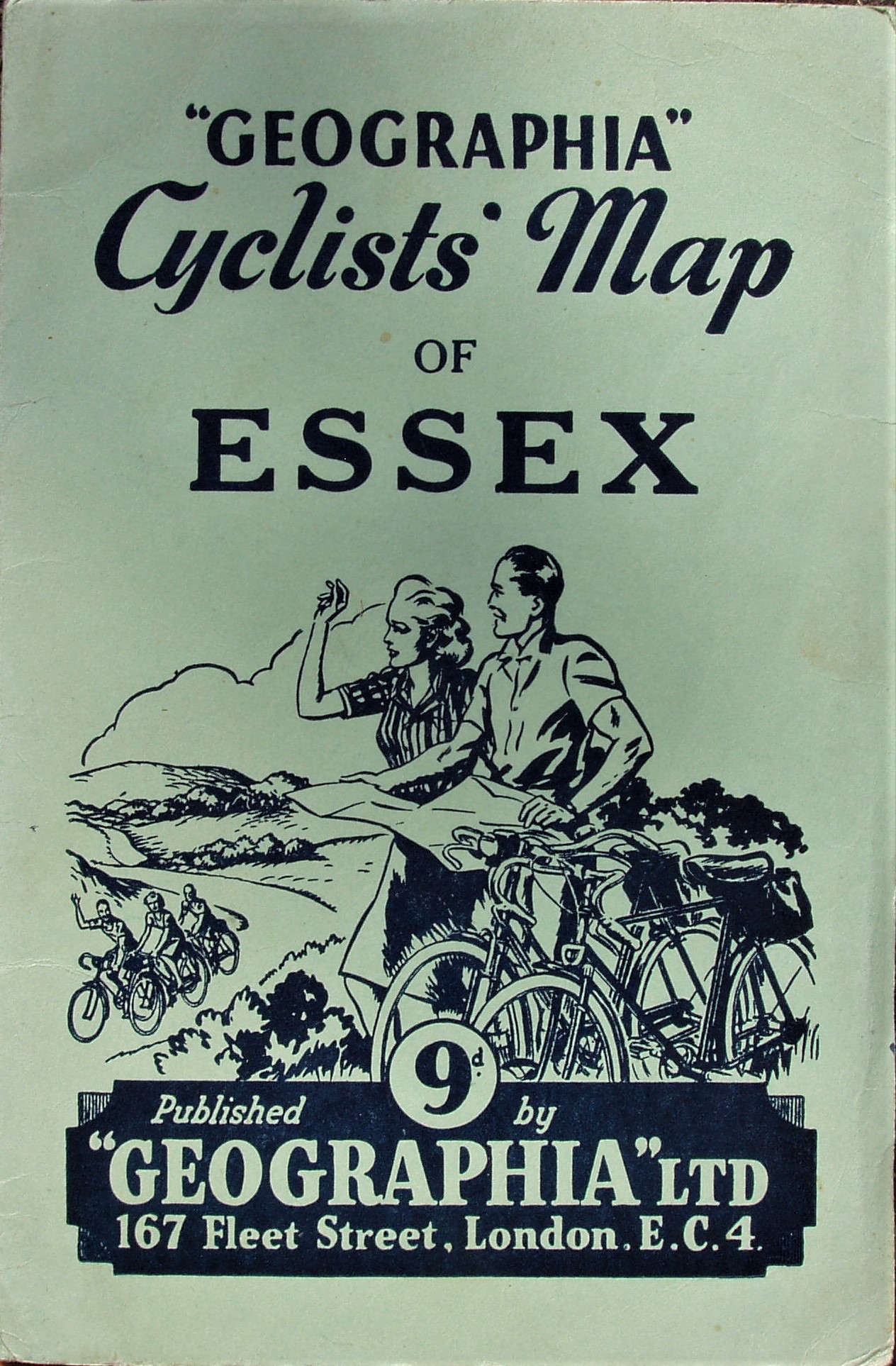 Geographia Cyclists' Map cover